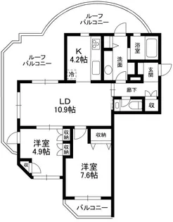 M-PLACEI【4階】の間取り