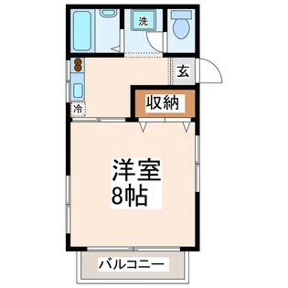 水前寺友誠ビル【4階】の間取り