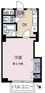 グリーンヴィラ代々木【4階】の間取り