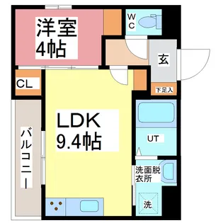 プロヌーブ舞屋【1階】の間取り