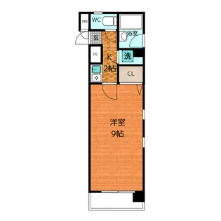 キャッスルミニ長筬【4階】の間取り