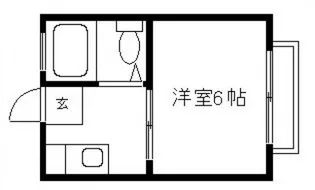 すみれコーポ【2階】の間取り