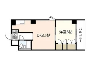 グレース天満町【2階】の間取り