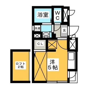 Villa Cendrillon【1階】の間取り