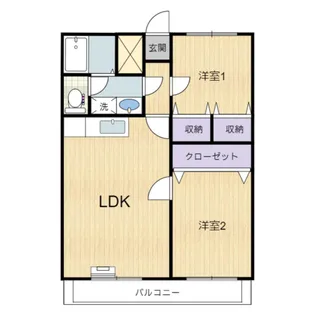 ガーデンハイツ上宇部I【3階】の間取り