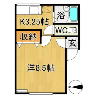 コーポマリア【1階】の間取り