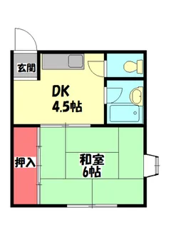 オリエントハイツ【1階】の間取り