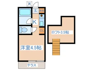 エクセランス小金井【1階】の間取り