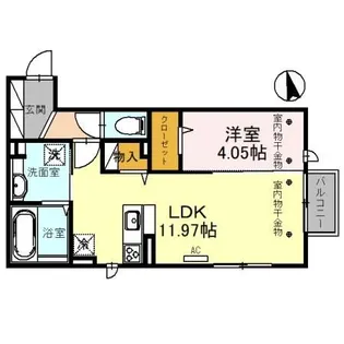 アルカサール加賀【1階】の間取り
