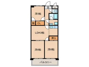 アルファコ-ト【2階】の間取り