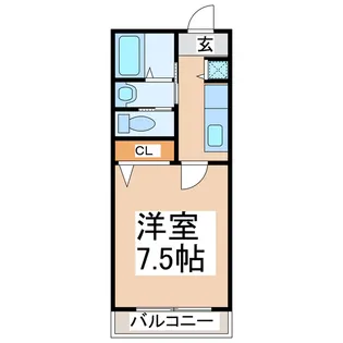 ロイヤルハイツ大窪【2階】の間取り