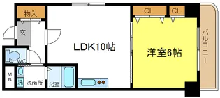 ラシーヌK【3階】の間取り