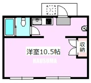 ハローレジデンス東大前【3階】の間取り