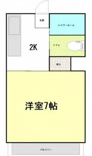 エステート坪井【3階】の間取り