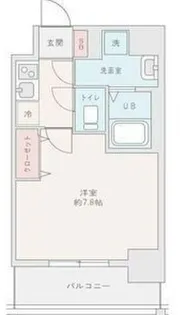 セオリー大阪ベイシティ【8階】の間取り