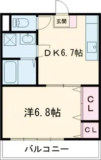 中山ハイツ【3階】の間取り