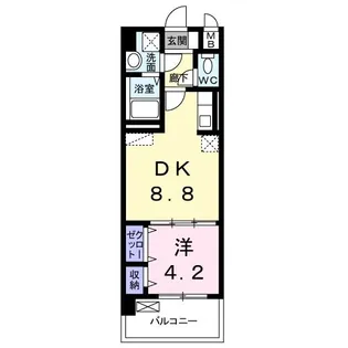 ソレイユ原田【3階】の間取り