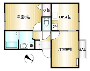 Green Gablesl【1階】の間取り