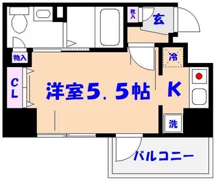 グランカーサ市川国府台【8階】の間取り