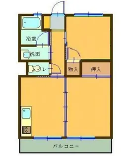 サニーコート(恒久)【3階】の間取り