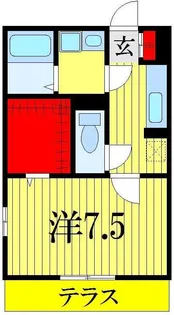 T・Kブラウン【1階】の間取り