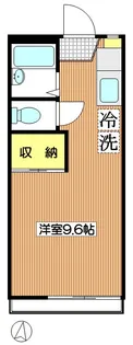 グリーンプラザD【1階】の間取り
