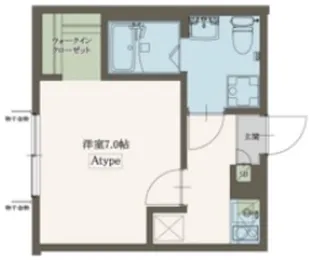 エイグラン一橋学園【2階】の間取り