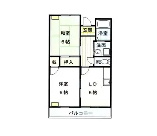 エトワールK【2階】の間取り