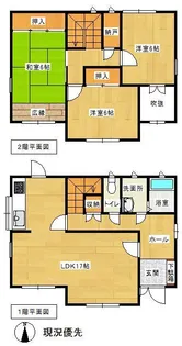 山形県山形市富の中2【一戸建】の間取り