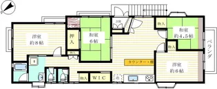 東京都杉並区久我山5【一戸建】の間取り