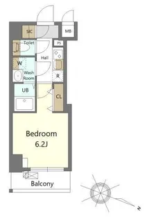 神奈川県横浜市南区日枝町4【マンション】の間取り
