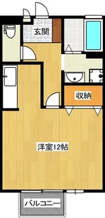 福島県郡山市町東2【アパート】の間取り
