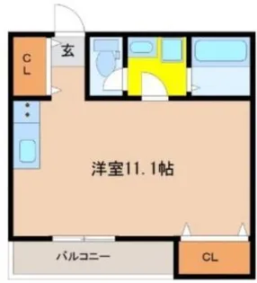 EXIA大工【2階】の間取り