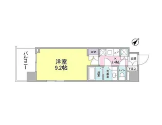エーエス日暮里【3階】の間取り