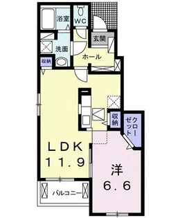 兵庫県丹波市氷上町新郷【アパート】の間取り