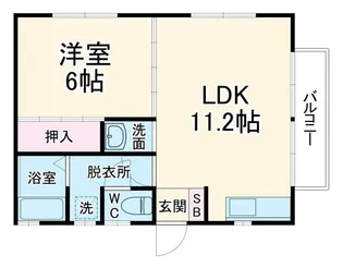 ハイツアセンド【2階】の間取り