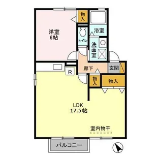 グランパール【1階】の間取り