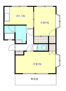 アネックスイワタ【2階】の間取り
