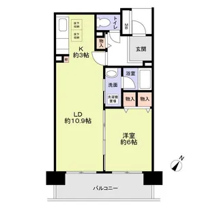 埼玉県新座市新堀3【マンション】の間取り