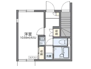 1Kの間取り画像