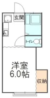 東京都足立区日ノ出町【アパート】の間取り