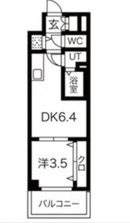 エスリードレジデンス都島デュオ【6階】の間取り
