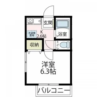 神奈川県横浜市鶴見区東寺尾4【アパート】の間取り