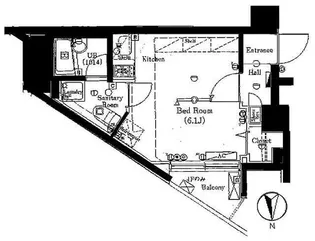 ブライズ新宿中井【3階】の間取り
