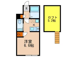 オギクボテラス【1階】の間取り