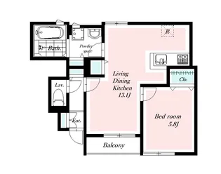 Rose Bouquet【1階】の間取り