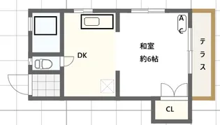江川ハイム【1階】の間取り