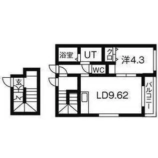 マイ・キャッスルI棟【2階】の間取り