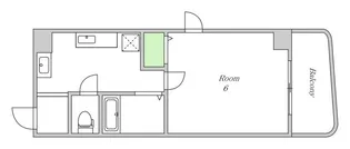 プレミアム新福島【5階】の間取り
