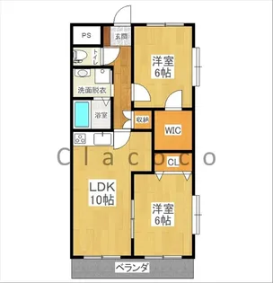 アルヴィラージュ【6階】の間取り